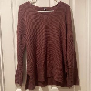 Charlotte Russe pink/mauve sweater size large